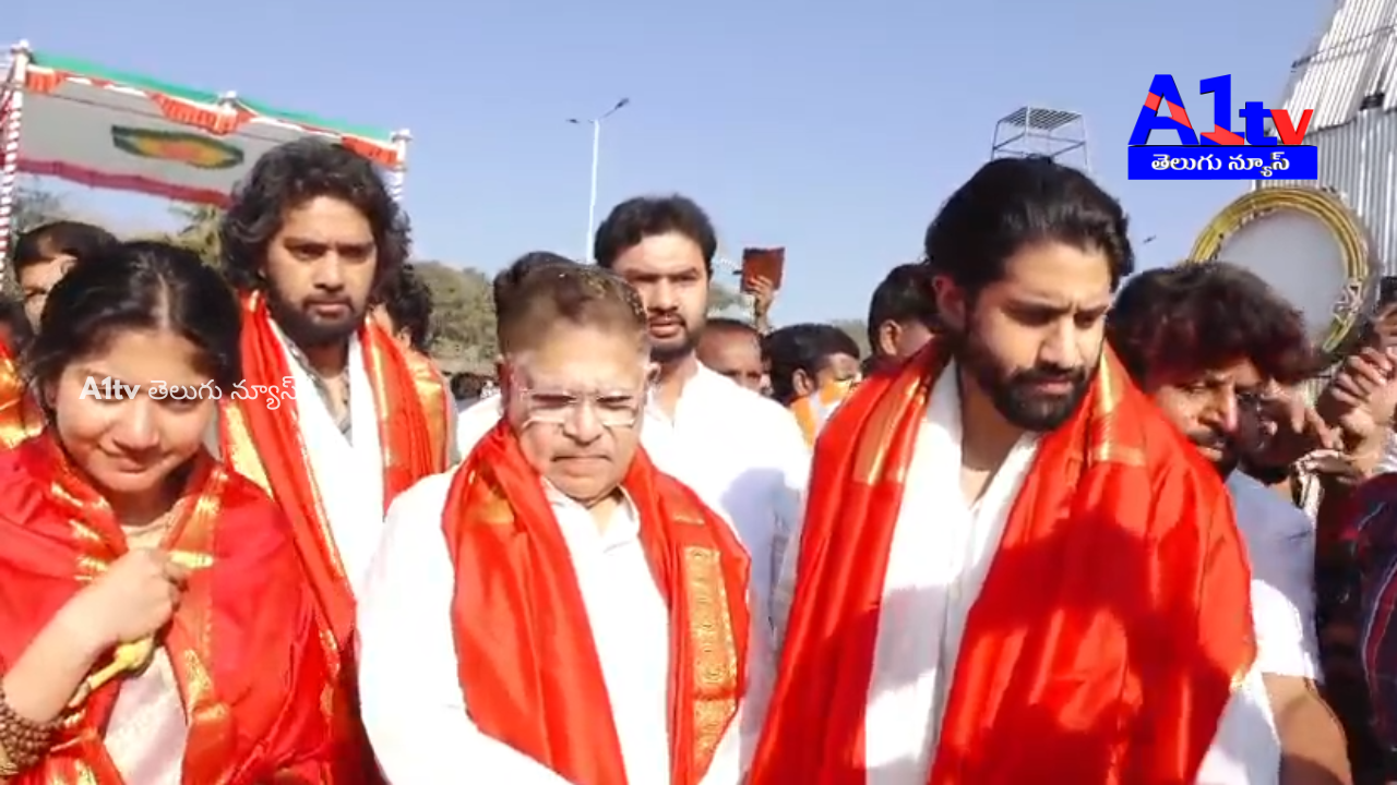 ‘Tandel’ team, including Naga Chaitanya and Sai Pallavi, visits Tirumala to offer prayers after the film’s success.