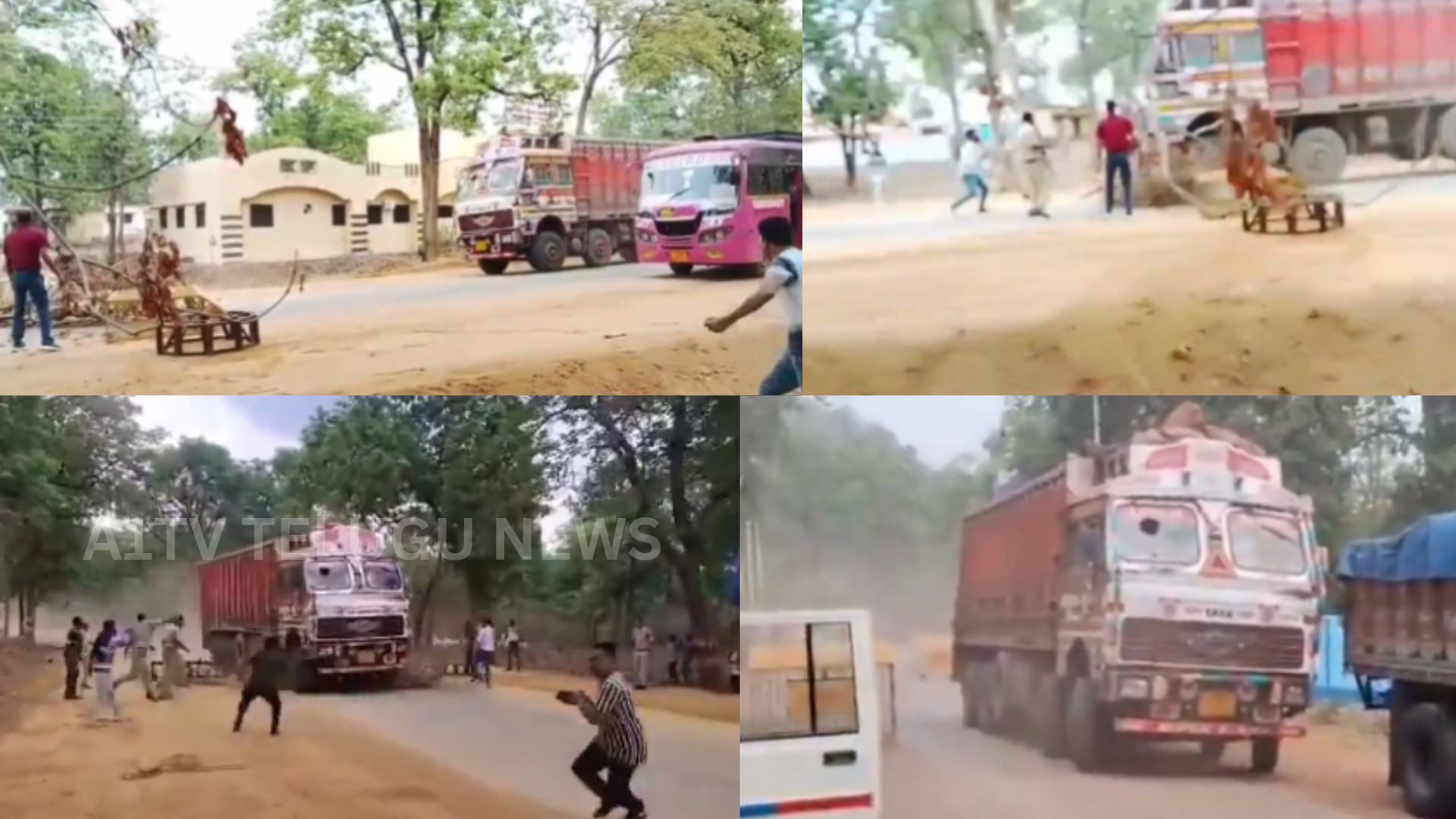 chhattisgarh police chase truck driver after fatal accident involving 11 year old girl